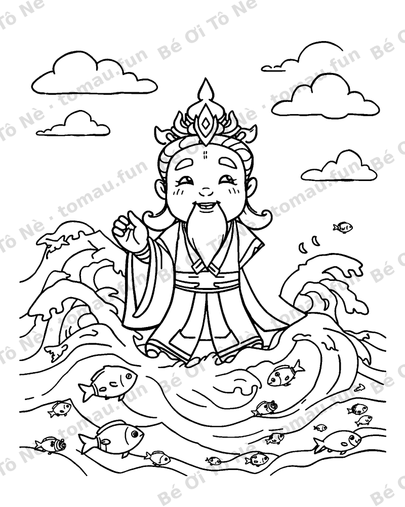 Thủy Tinh thần nước biển