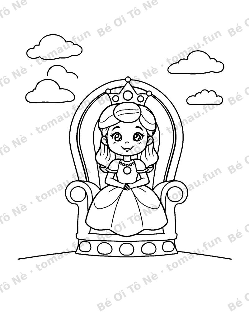 Công chúa đội vương miện vàng