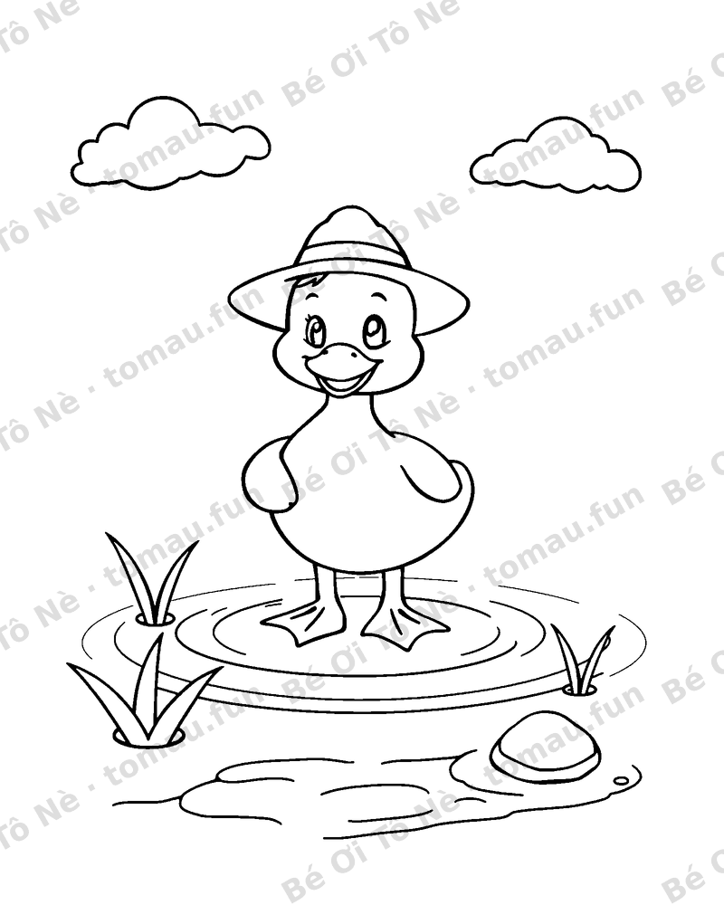Chú vịt vui vẻ