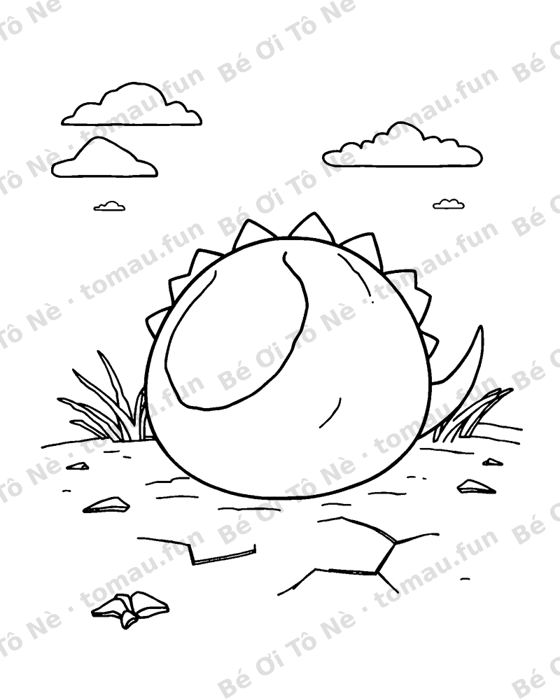 Quả trứng khủng long lớn