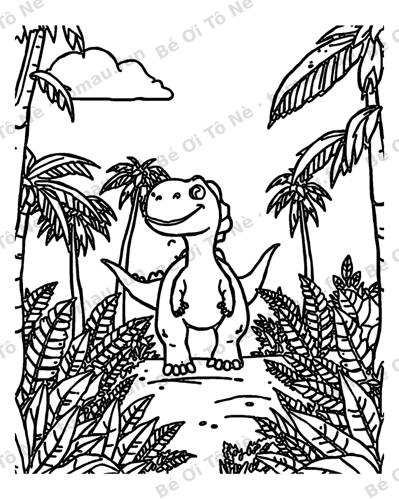 Khủng long khám phá rừng cây