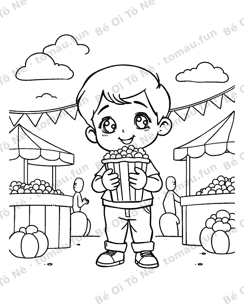 Bỏng ngô nướng nướng ơi ơi