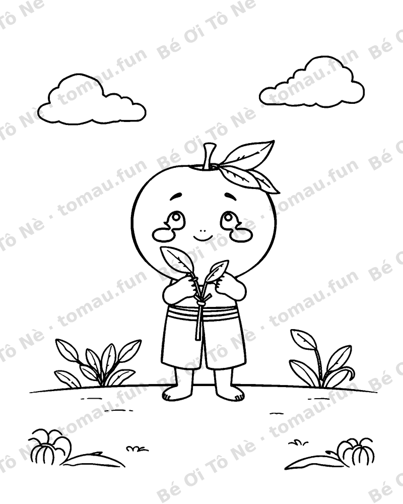 Quả cam Trung Thu trên bàn