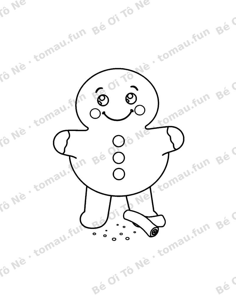 Bánh gừng cười tươi