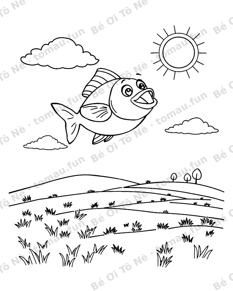 Con cá bay trên trời
